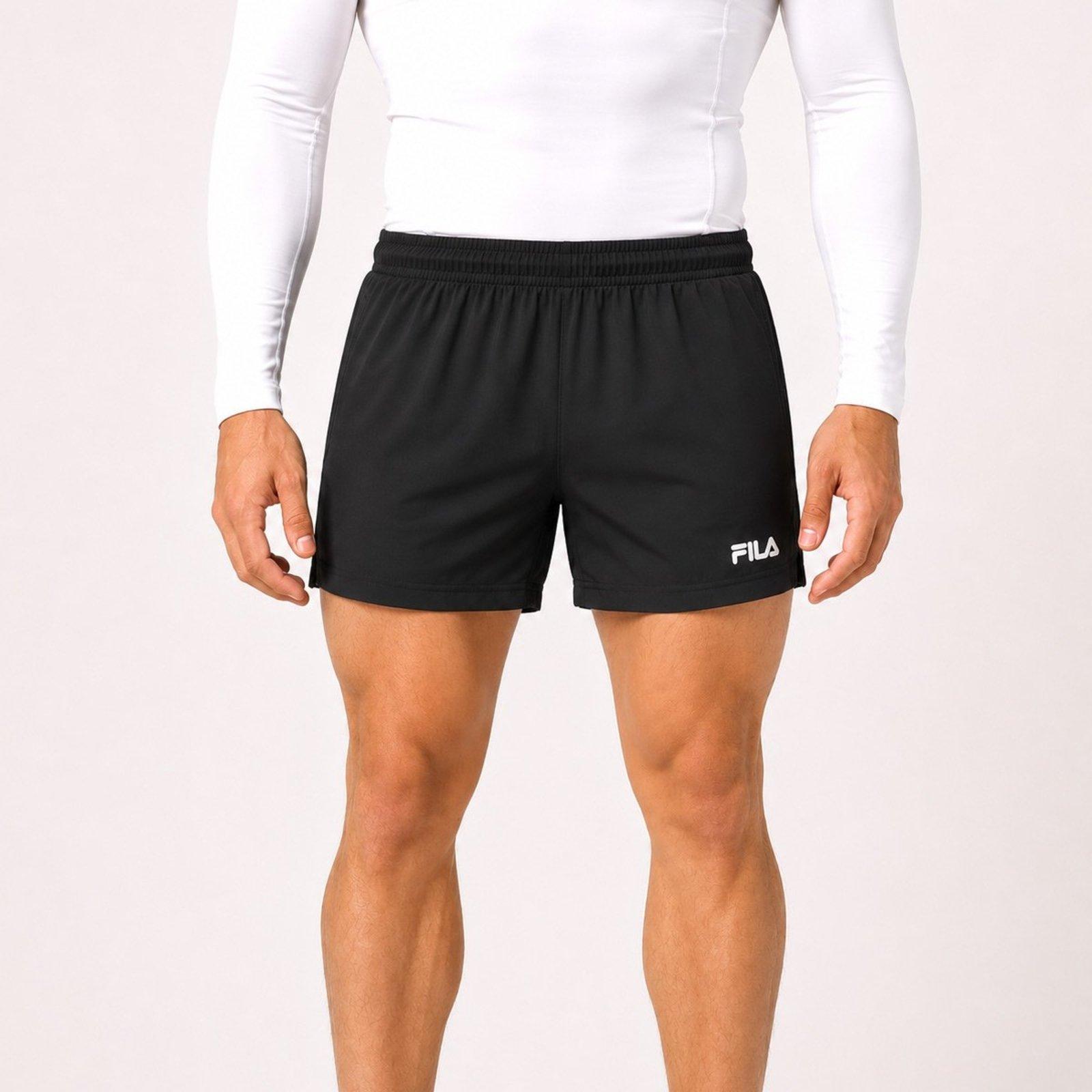 Shorts Fila Diamond Core Run 4 Preto