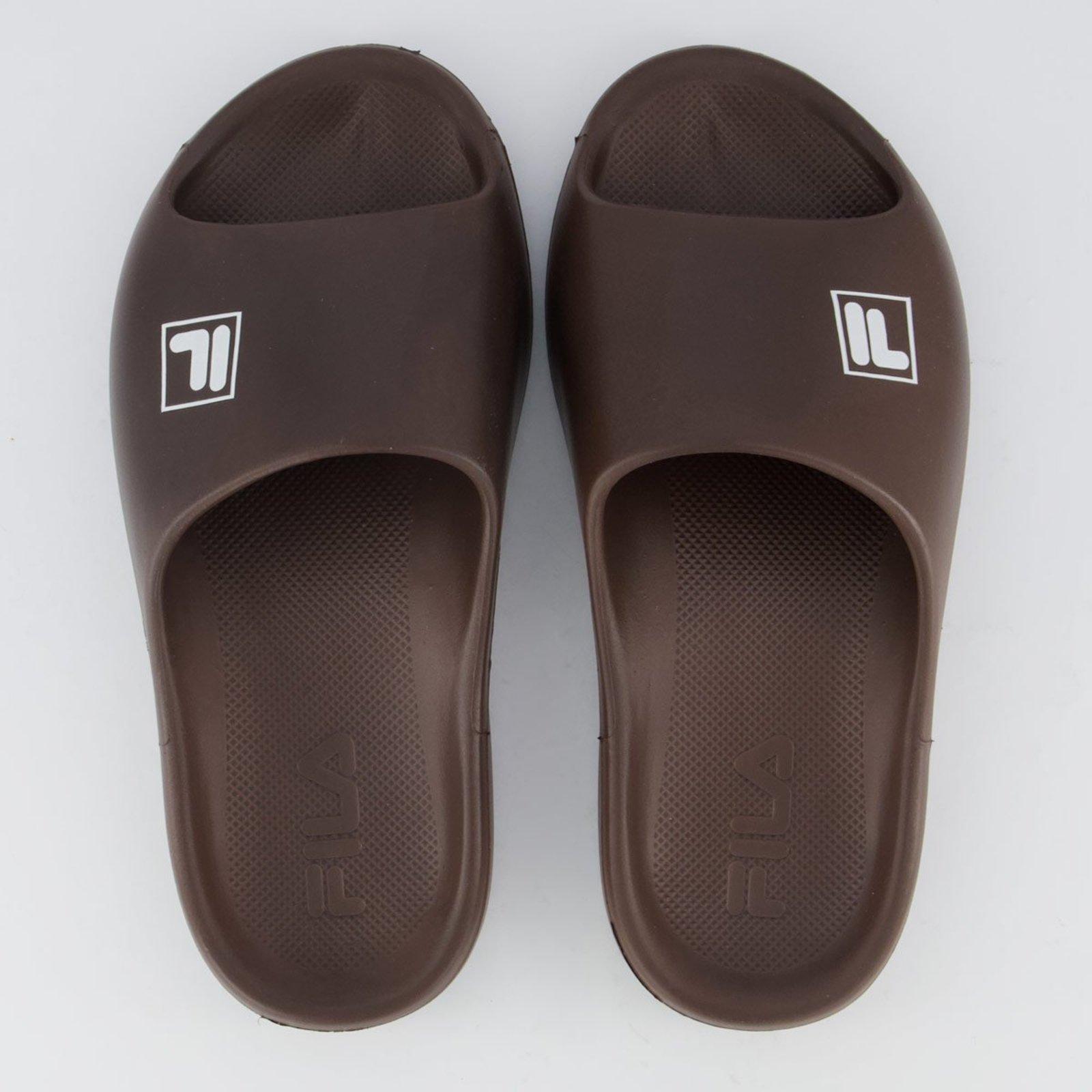 Chinelo Fila Drifter Foam Feminino Marrom