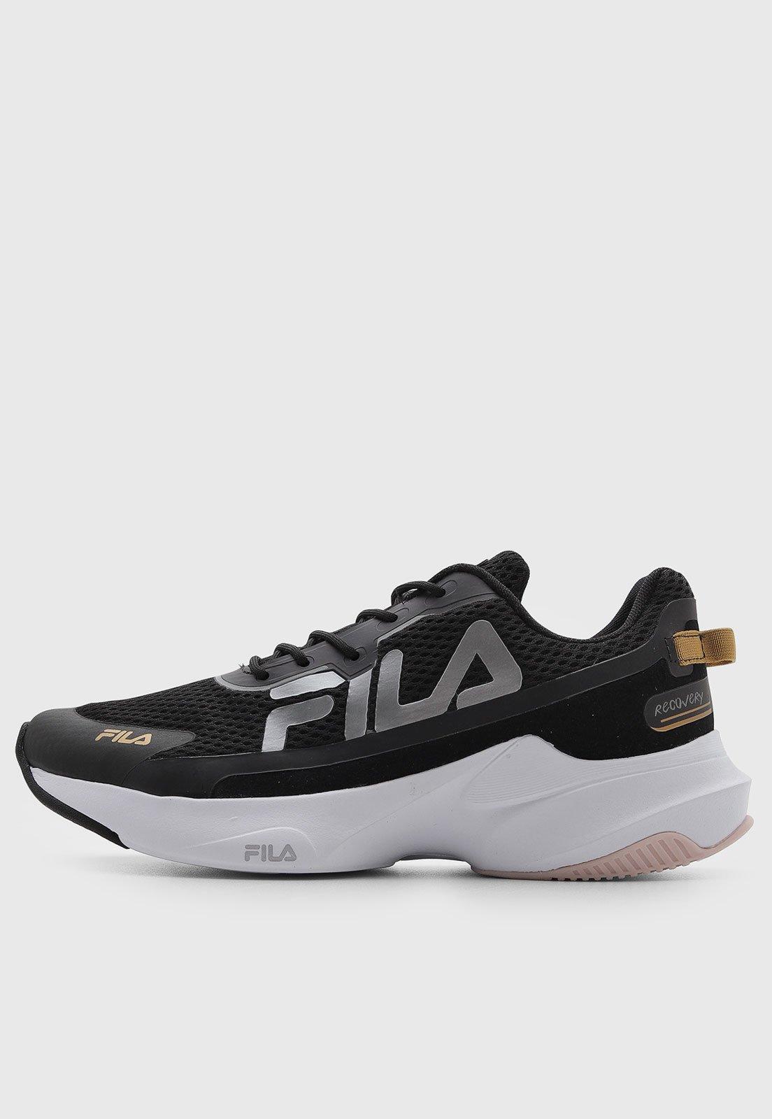 Tênis Feminino Fila Recovery Preto