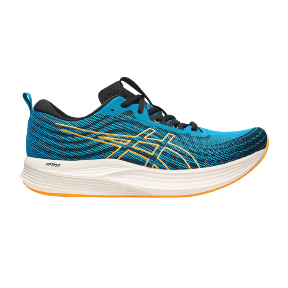 Tênis Asics EvoRide Speed Masculino Azul e Laranja