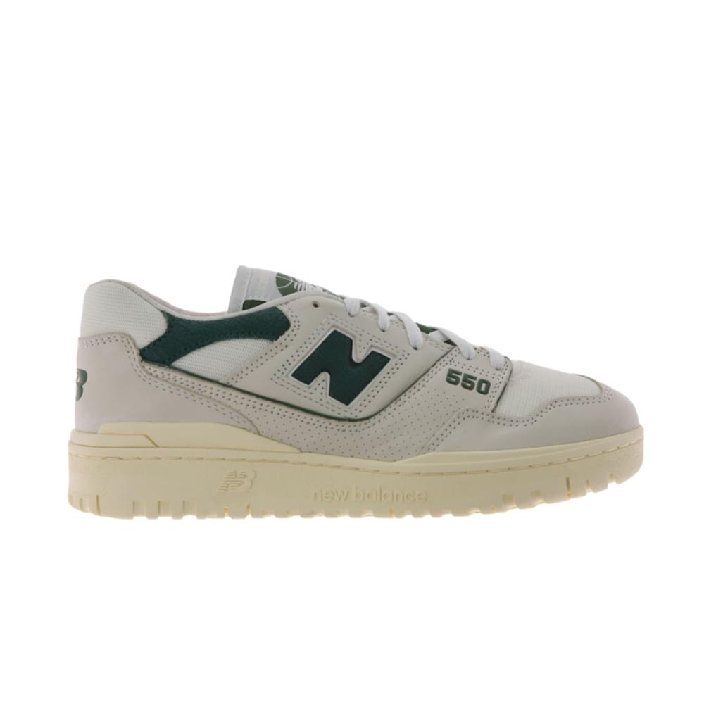 Tênis New Balance 550 Masculino Bege e Verde