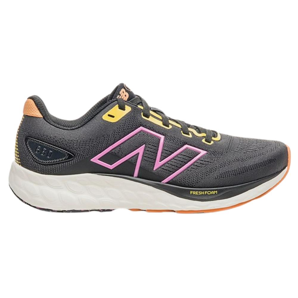 Tênis New Balance 680 v8 Feminino Preto e Rosa