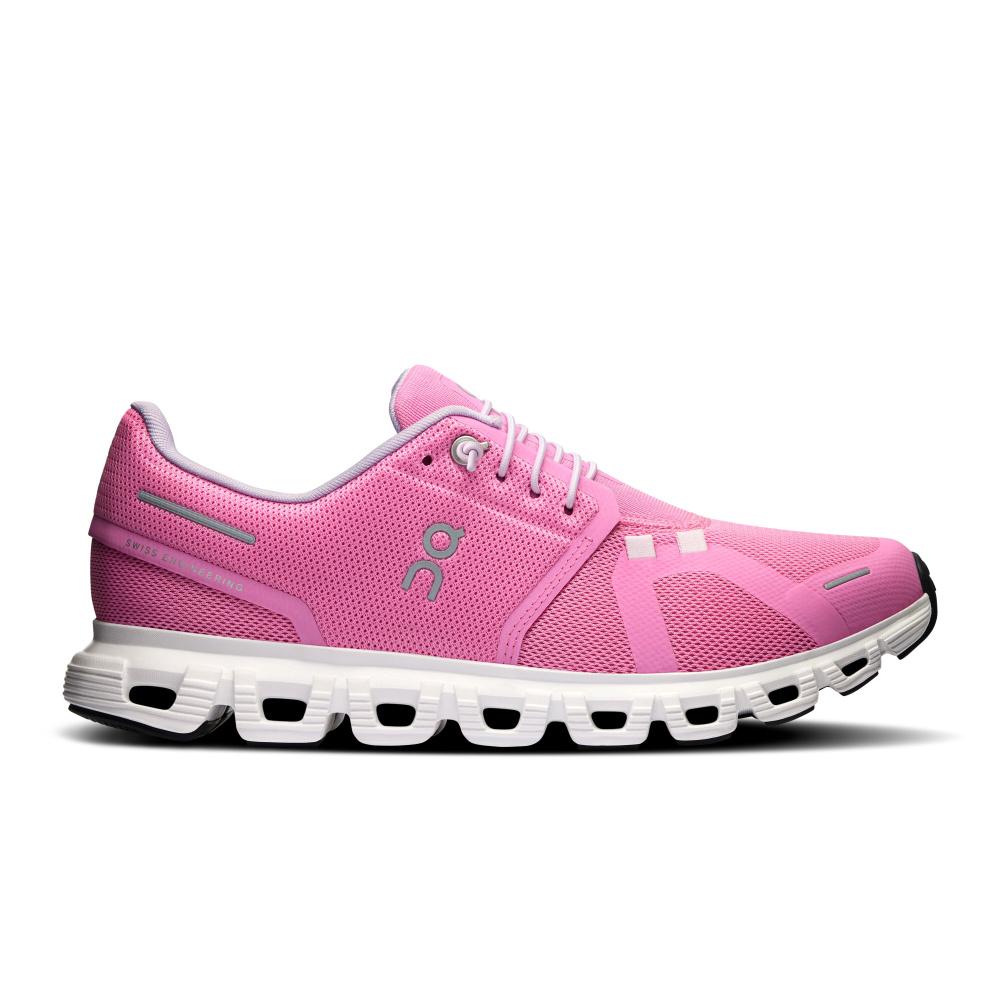 Tênis On Running Cloud 6 Feminino Rosa