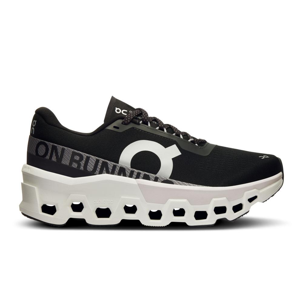Tênis On Running Cloudmonster 2 Feminino Preto e Branco