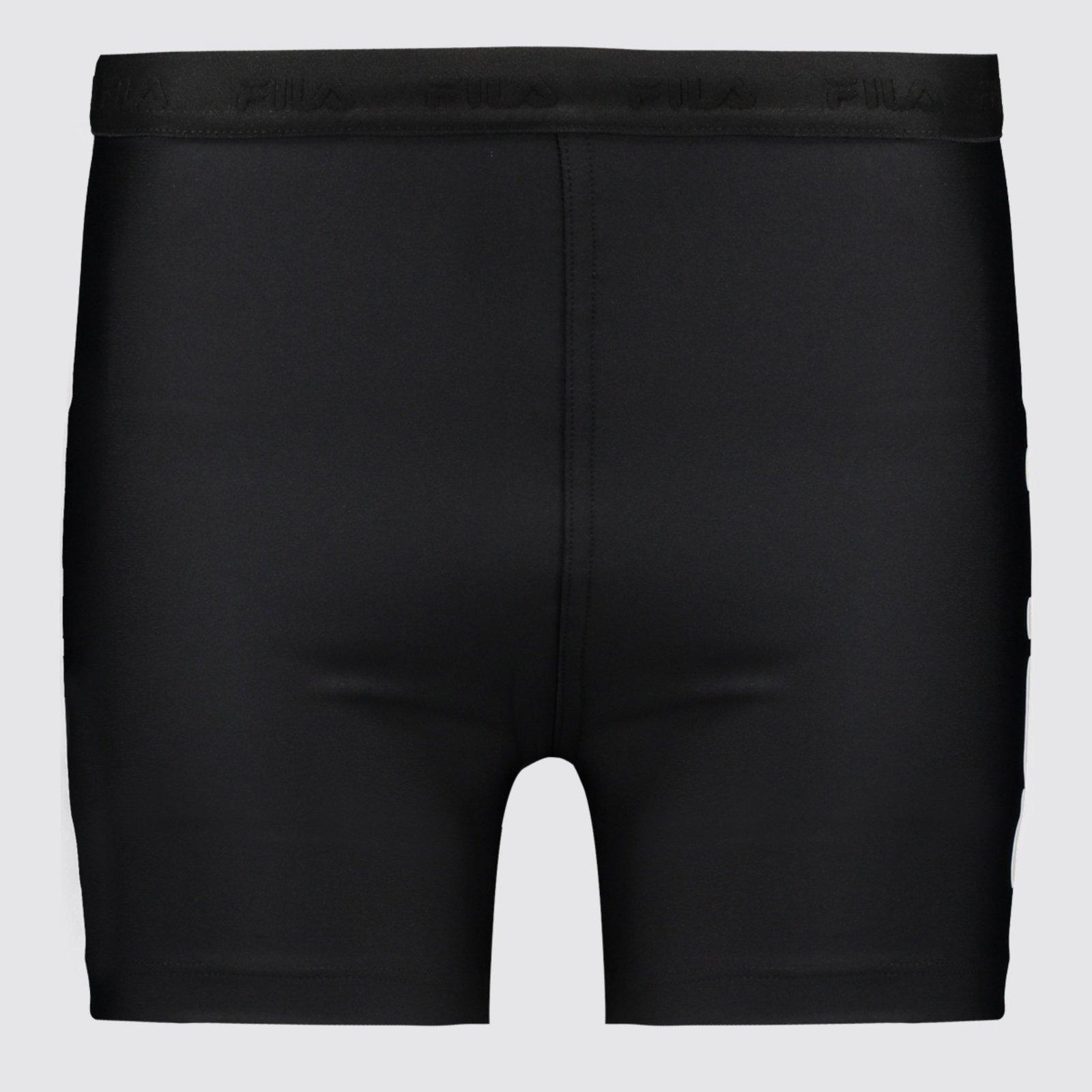 Shorts Fila Train Elastic V Feminino Preto e Branco