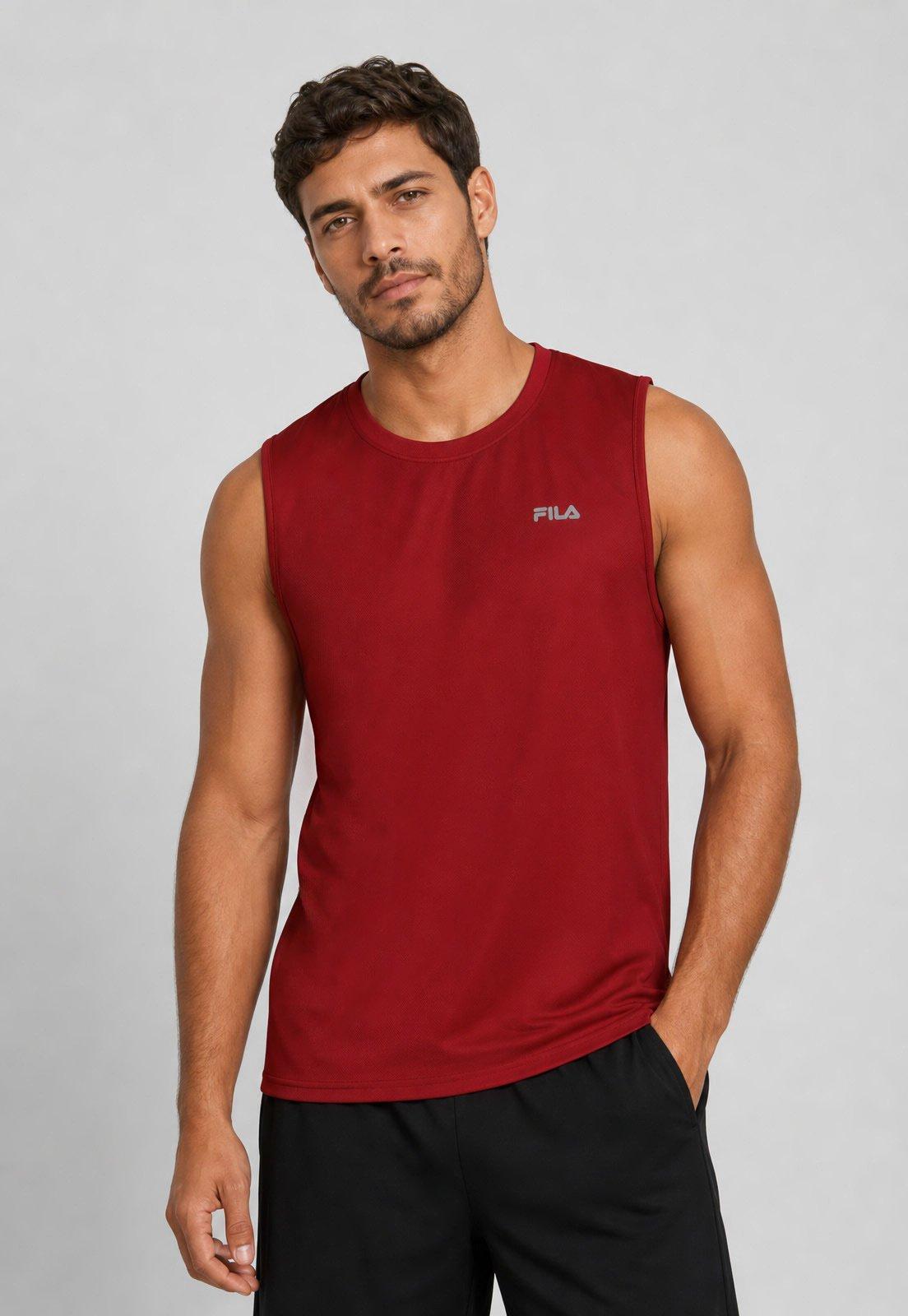 Regata Masculina Fila Sports Light Vermelha
