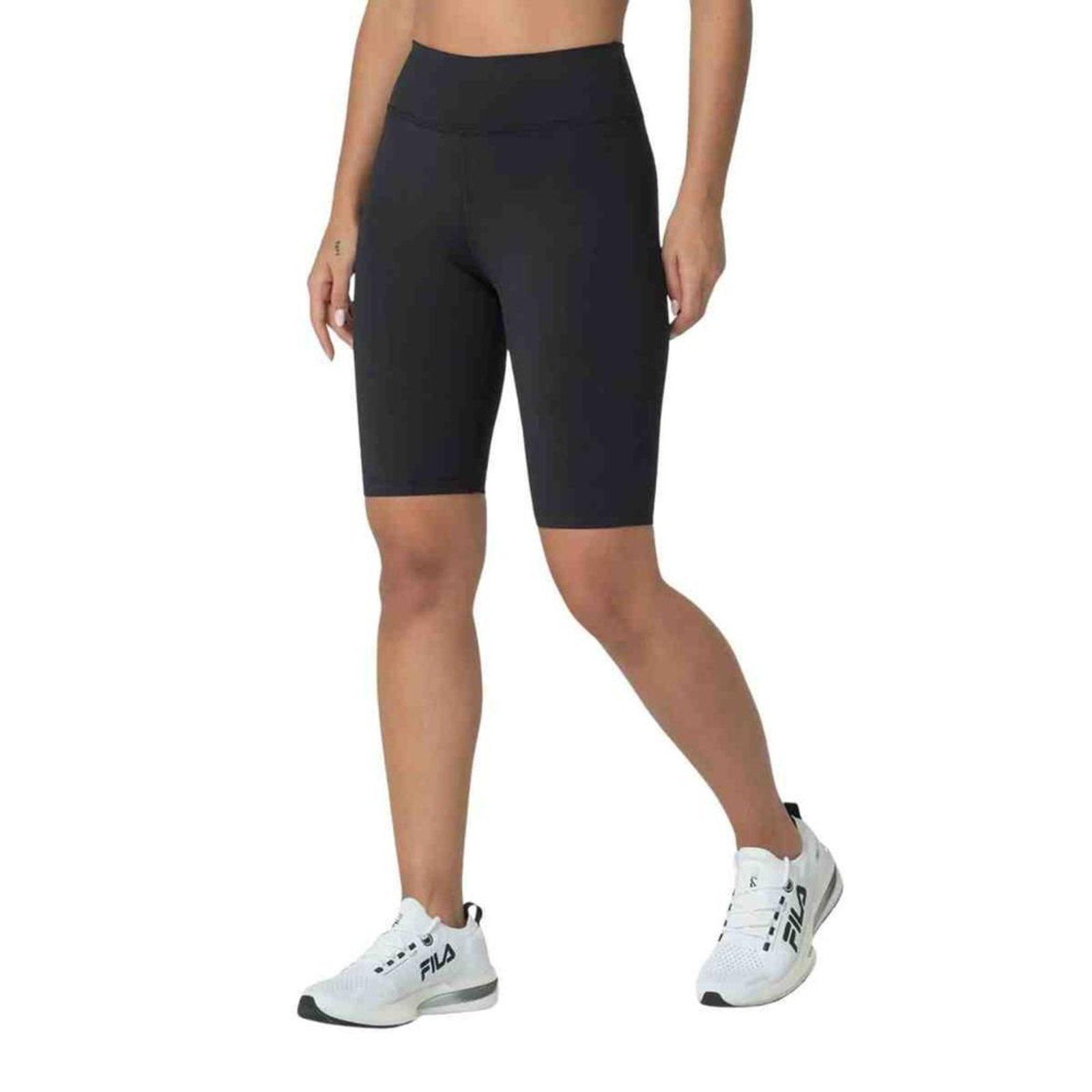 Bermuda Feminina Longa Fila Flat Life Long Ii Preta