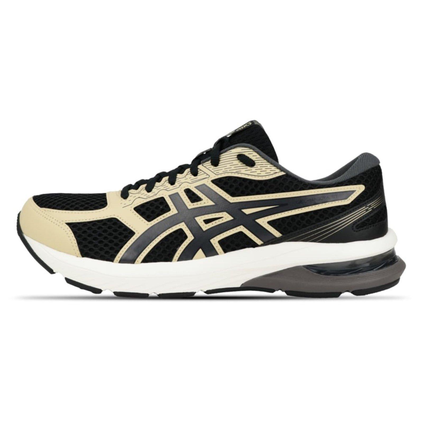 Tênis ASICS GEL-Nagoya St - Masculino - Preto/Bege