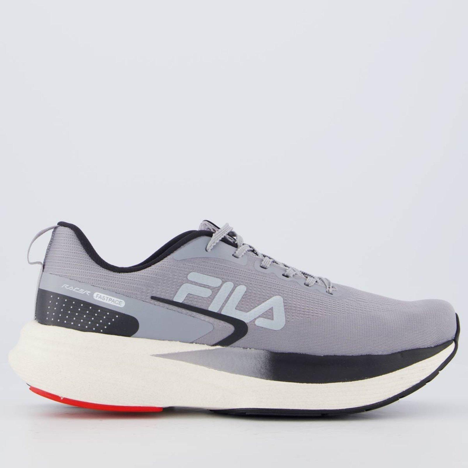 Tênis Fila Racer Fastpace Cinza e Preto