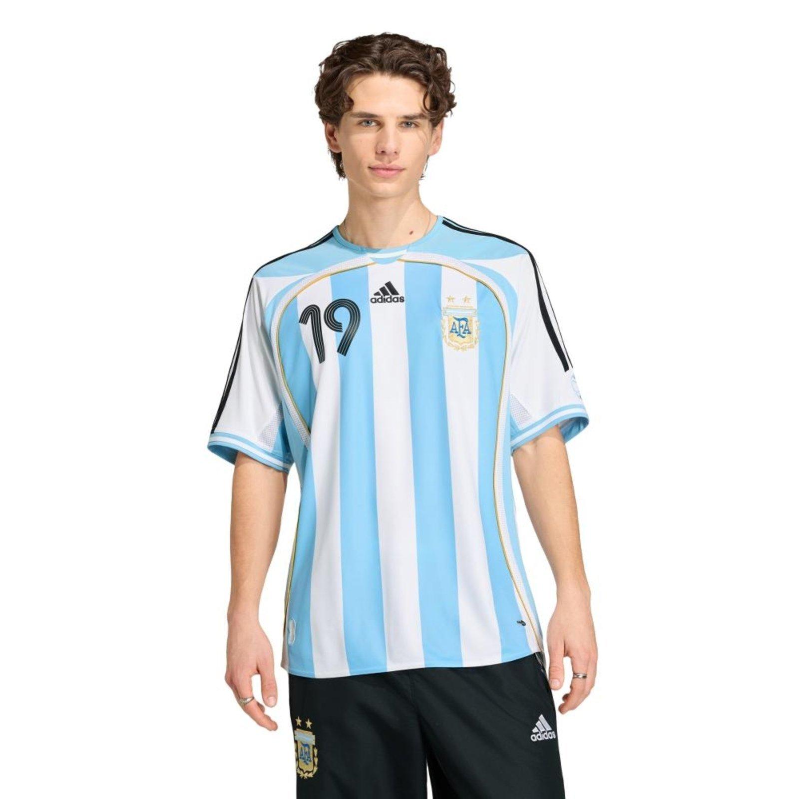Camisa I Messi Seleção Argentina 2006 adidas Performance Branco
