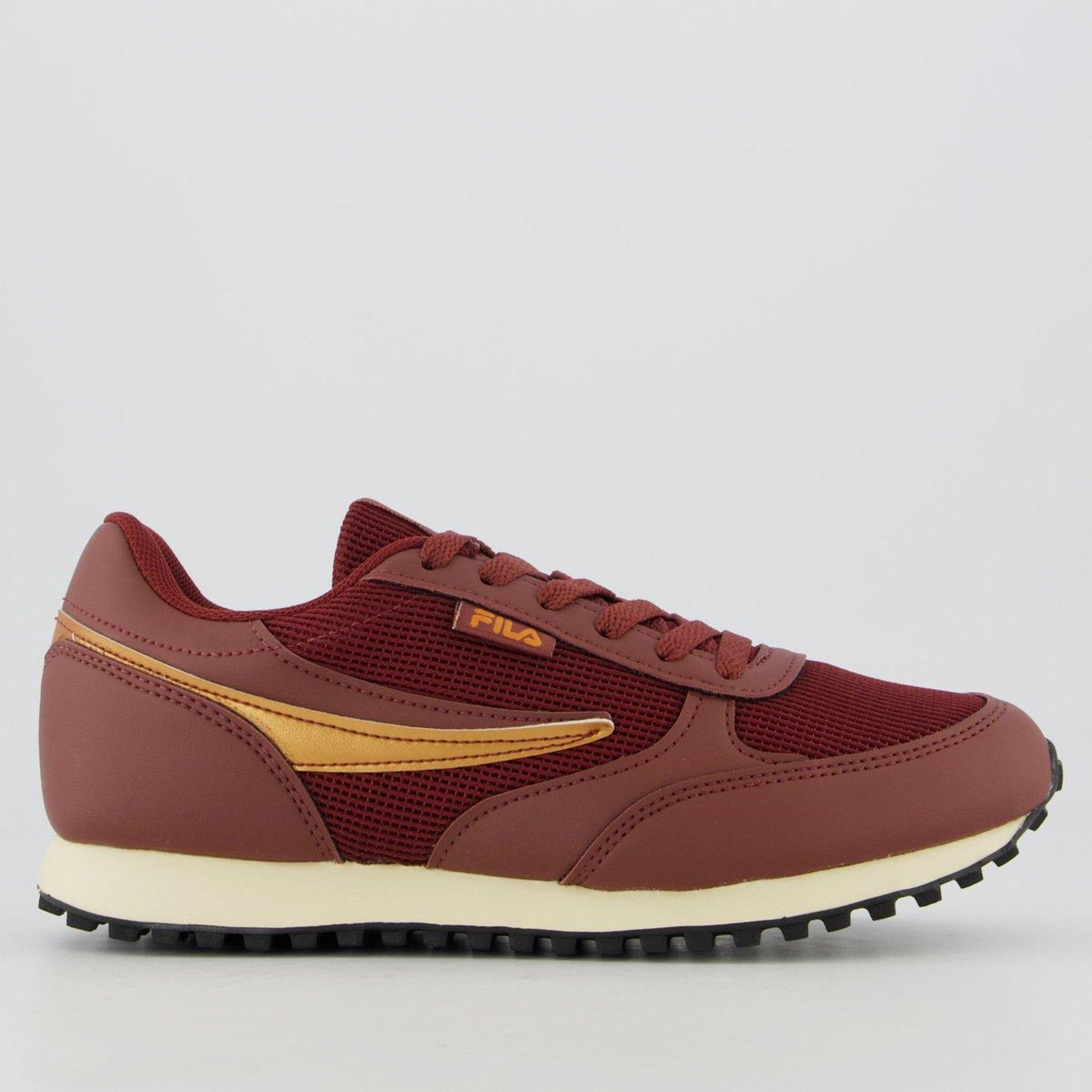 Tênis Fila Renno Classic Feminino Bordô