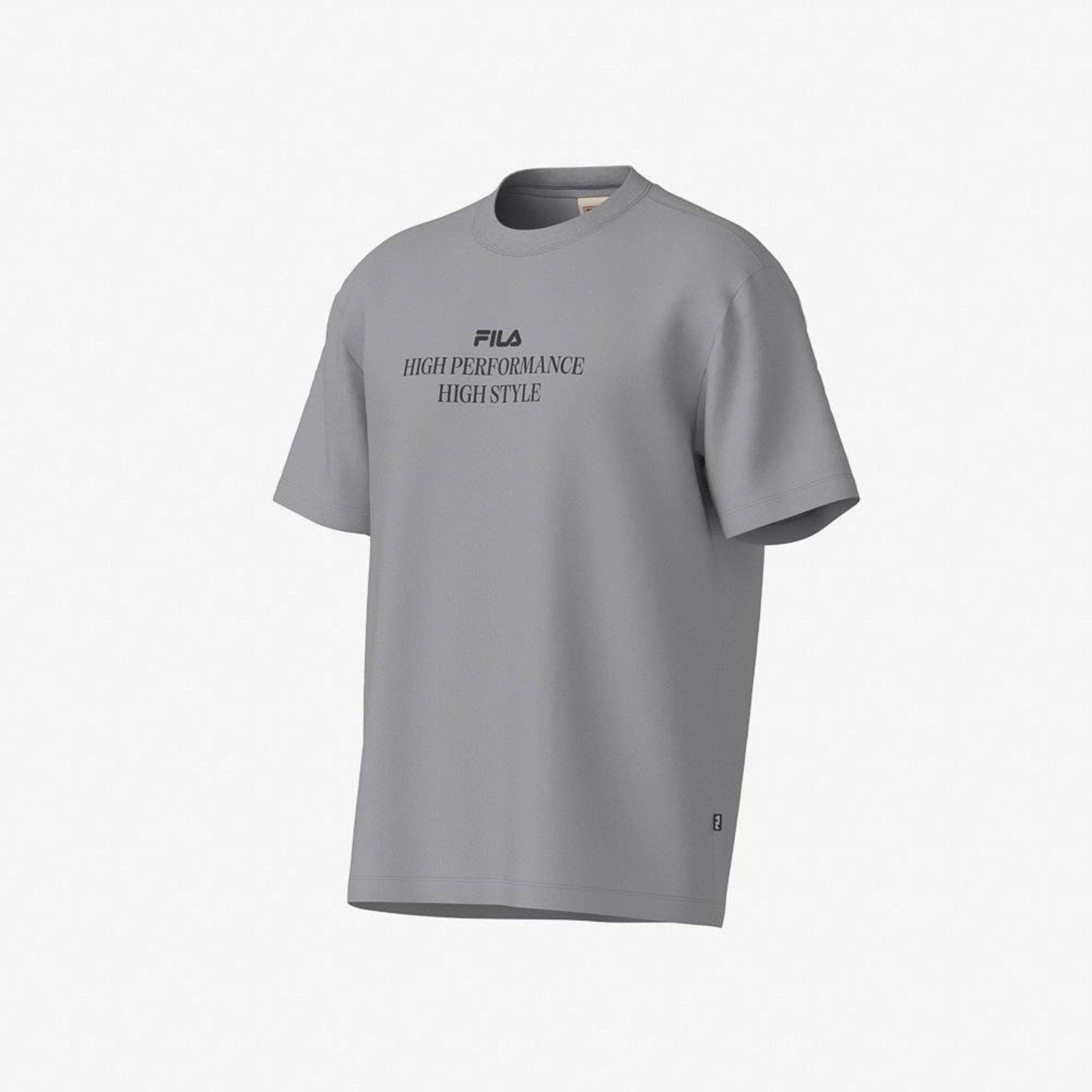 Camiseta Fila Comfort High Style Letter Masculina Incolor