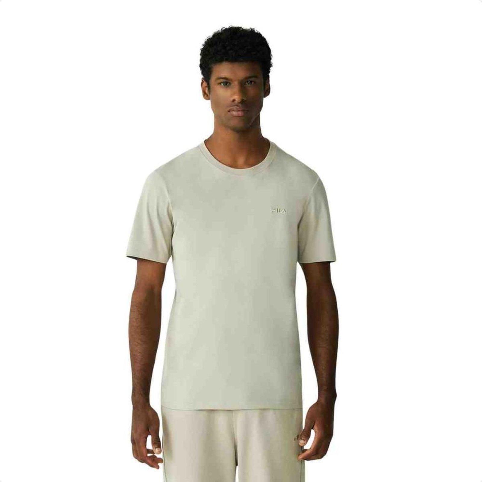 Camiseta Masculino Fila Classic Caqui