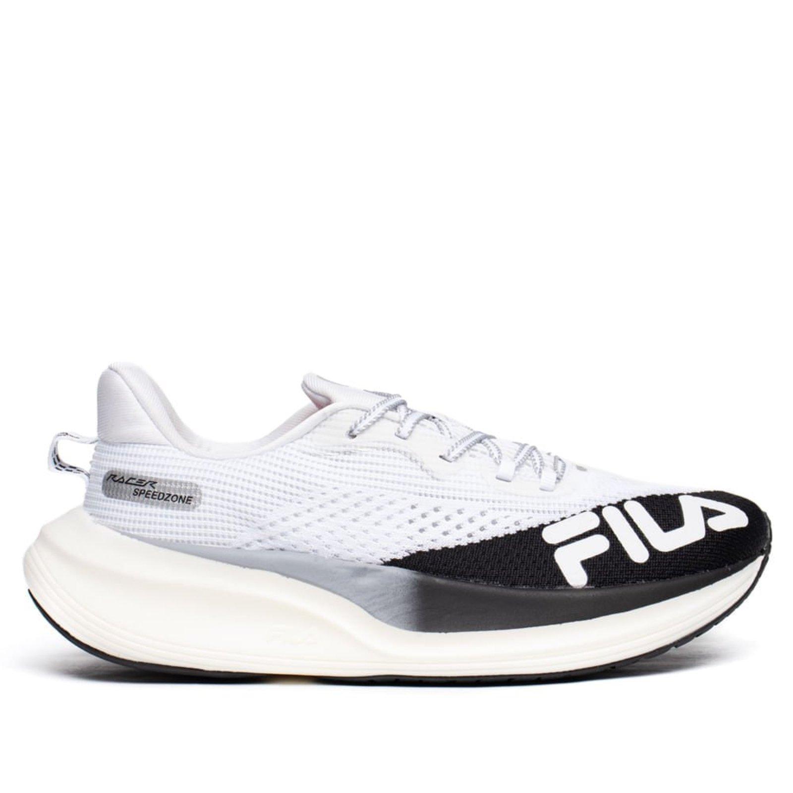 Tênis Masculino Fila Racer Speedzone Corrida Branco/Preto