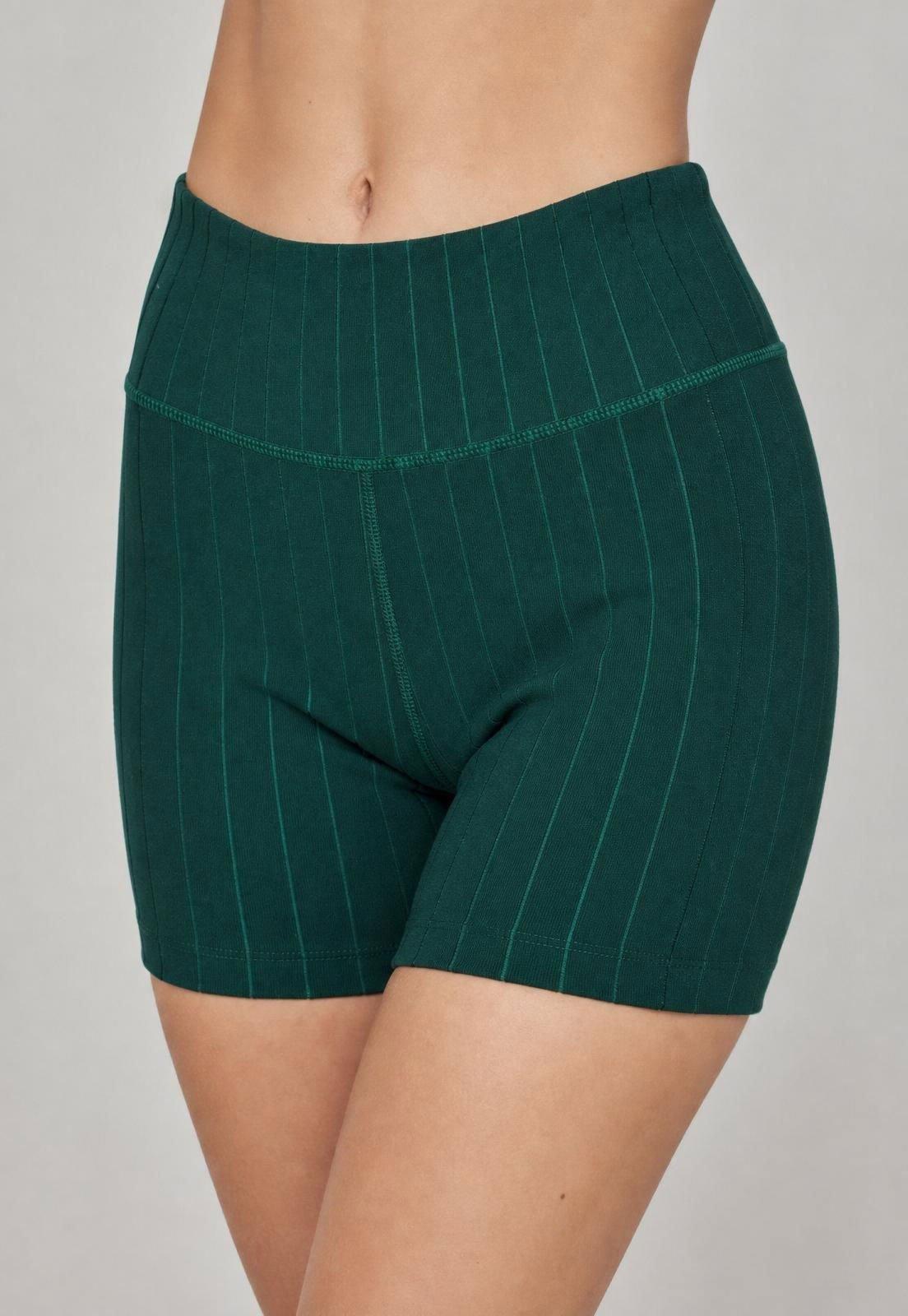 Short Feminino Fila Pinstripes Flow Ii Verde