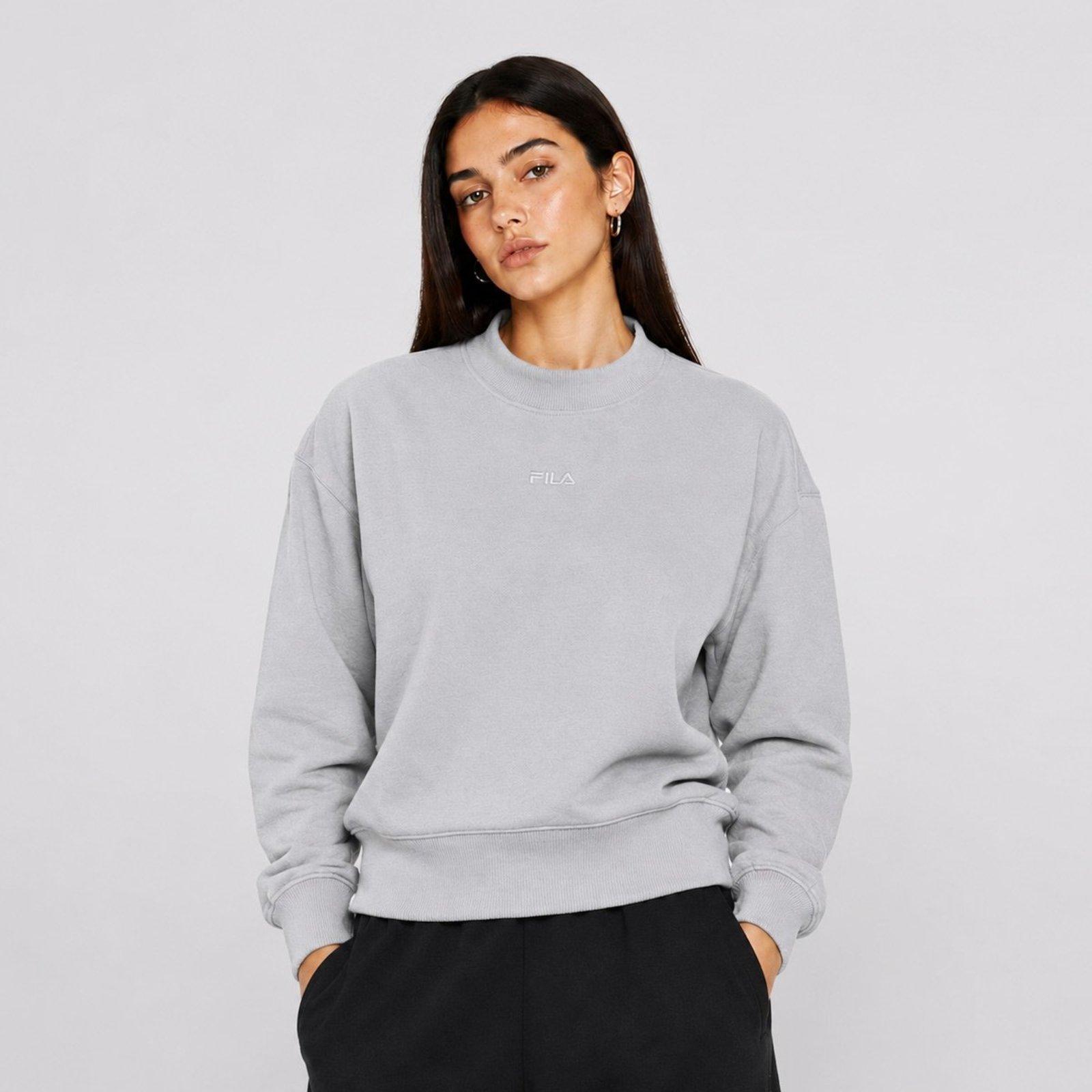 Moletom Fila Comfort Classic Light Feminino Cinza