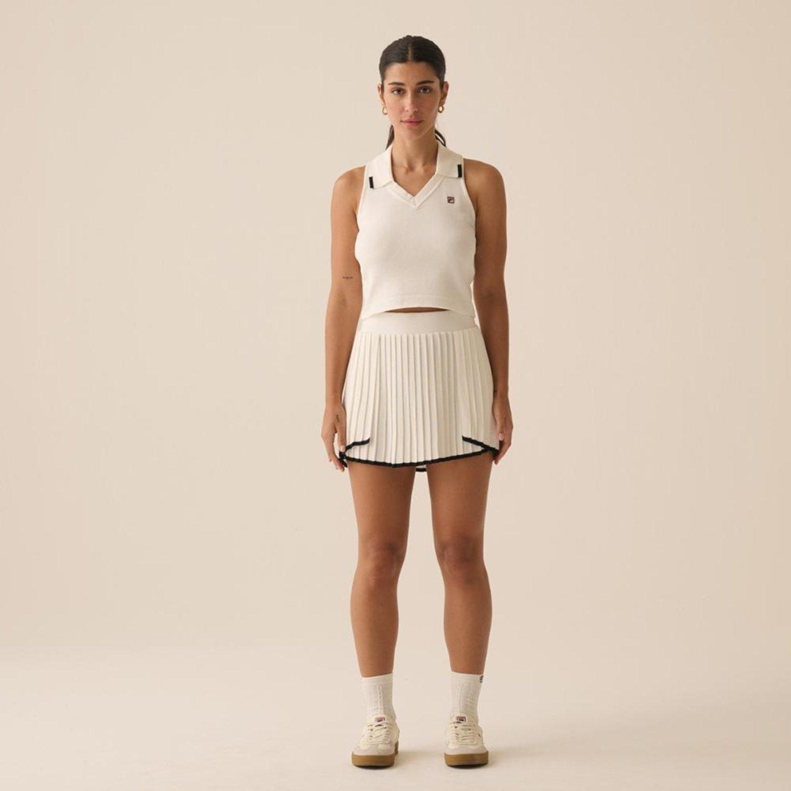 Saia Fila Regular Tricot Sport Club Feminina Incolor