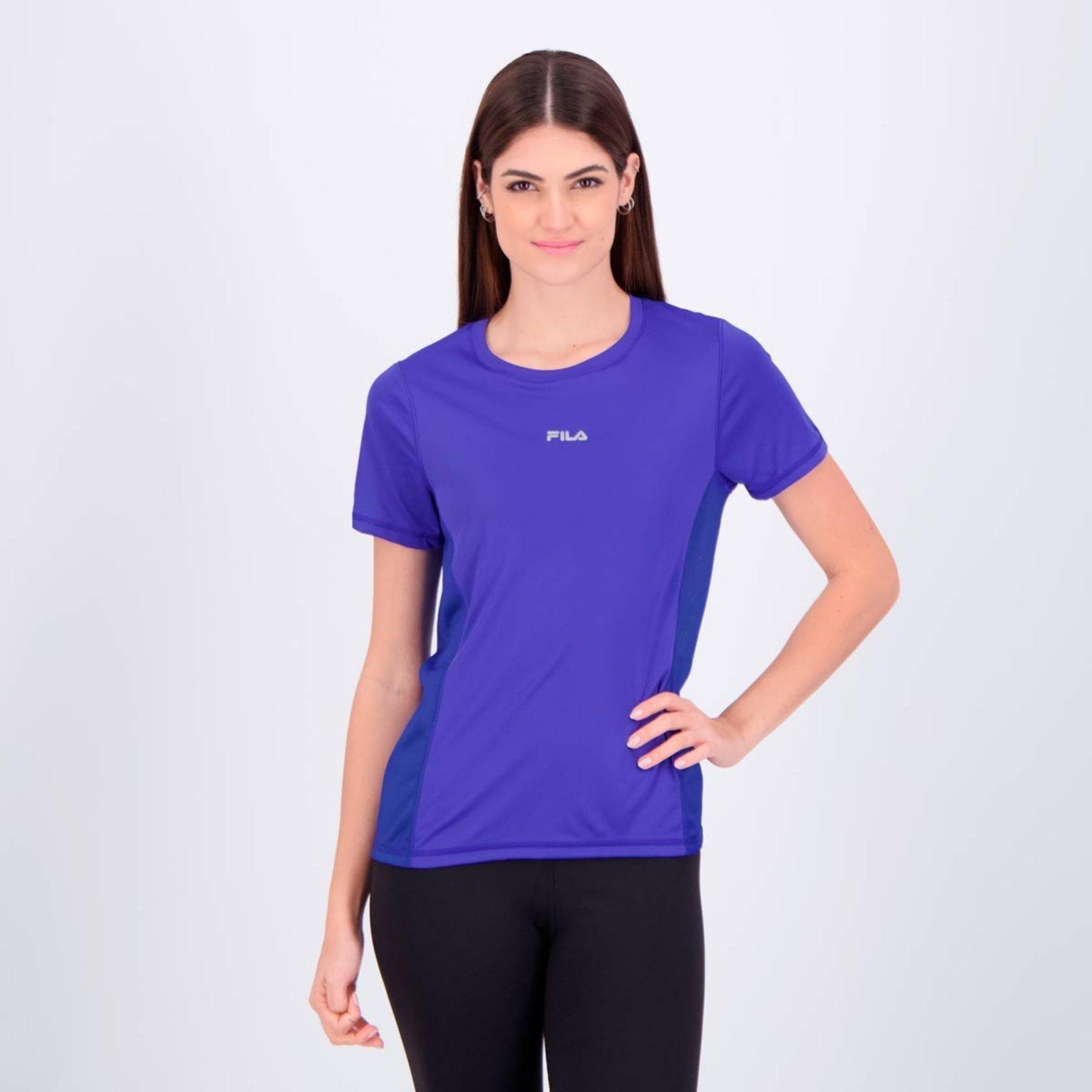Camiseta Fila Core Run Feminina Azul Royal