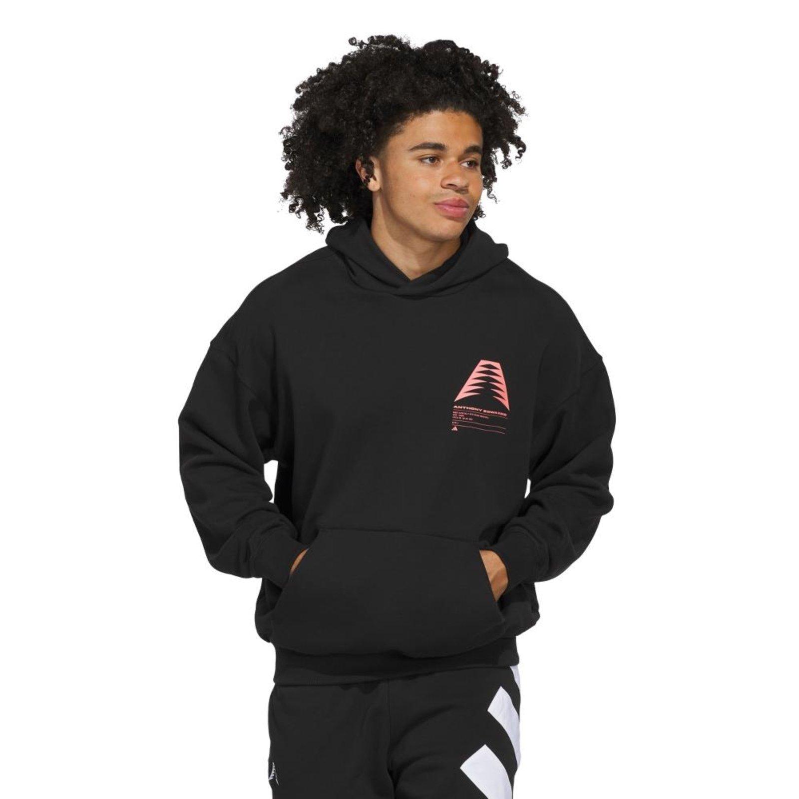 Moletom Anthony Edwards Schematic adidas Performance Preto