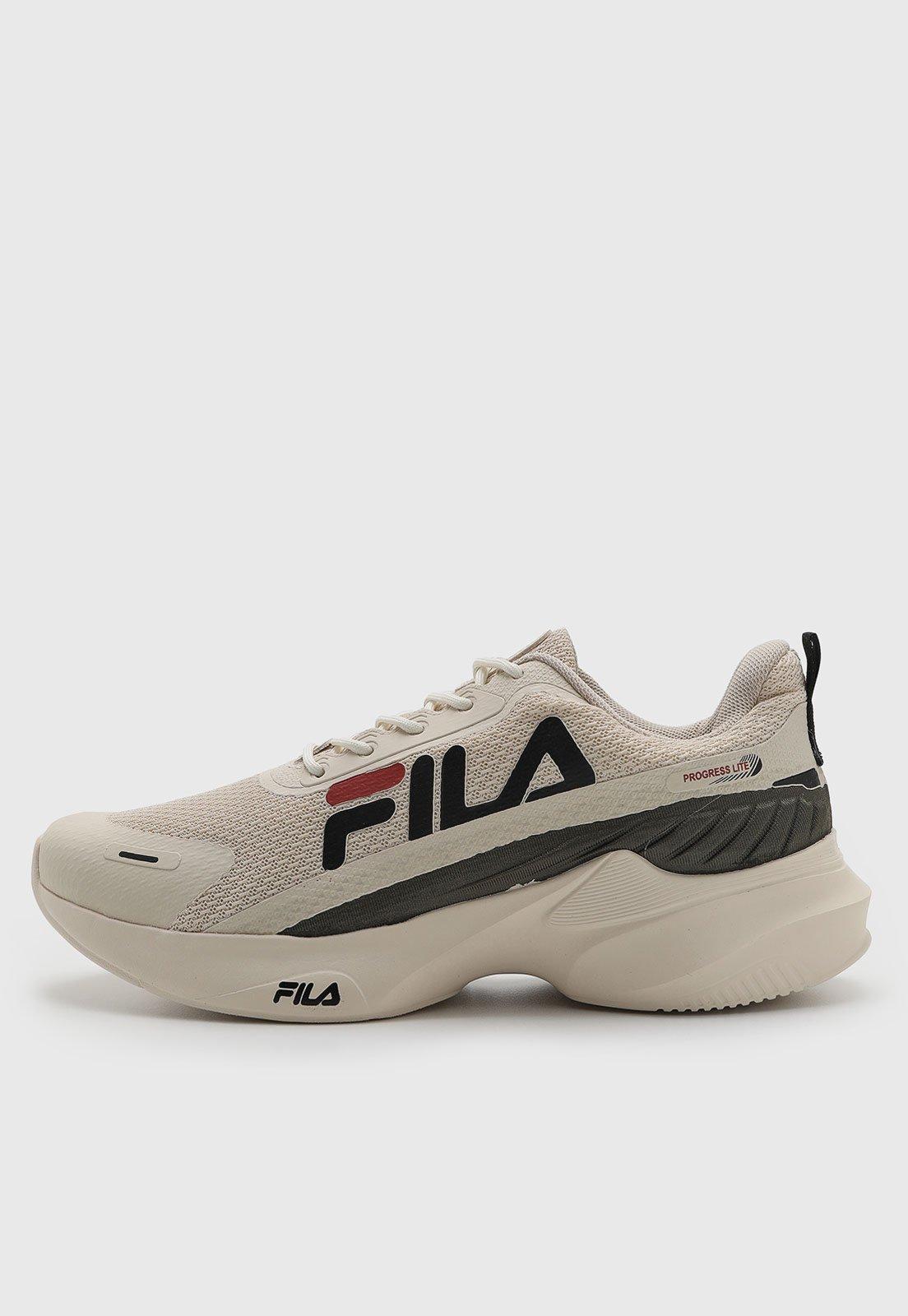 Tênis Masculino Fila Progress Lite Bege