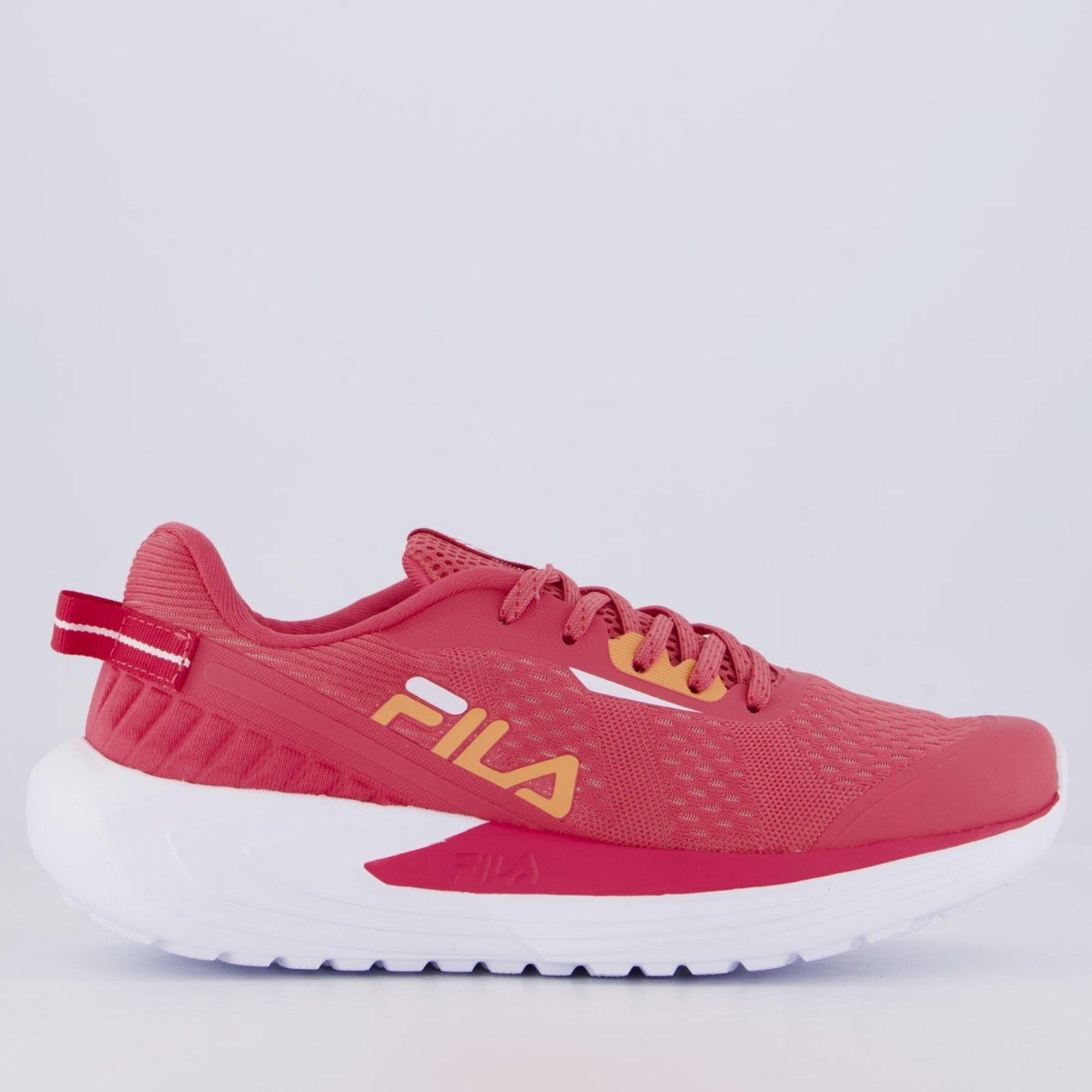 Tênis Fila Diffusion Feminino Rosa e Branco