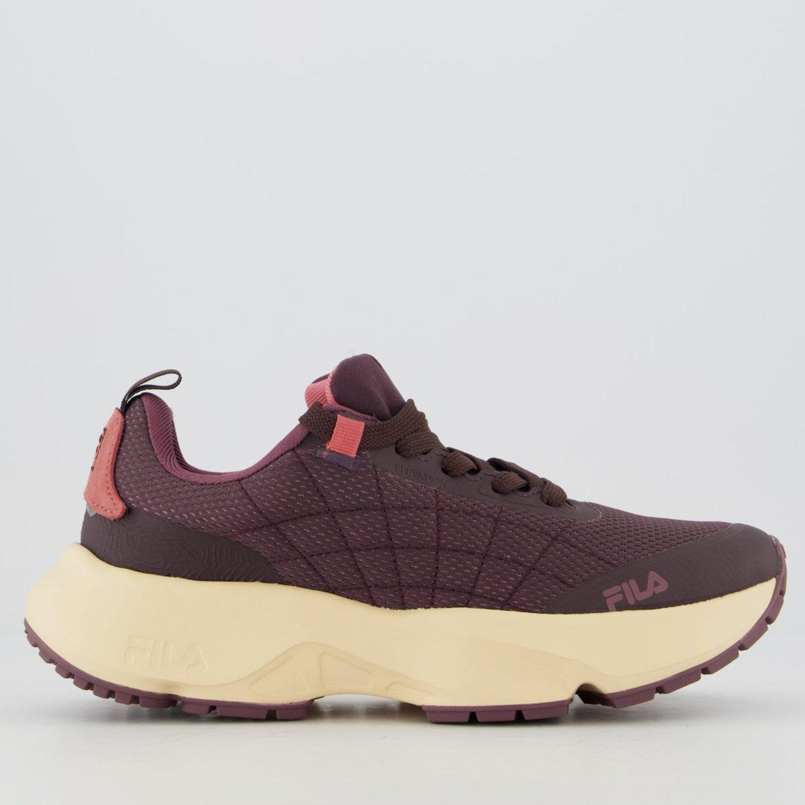 Tenis Fila Elevation Feminino Bordô