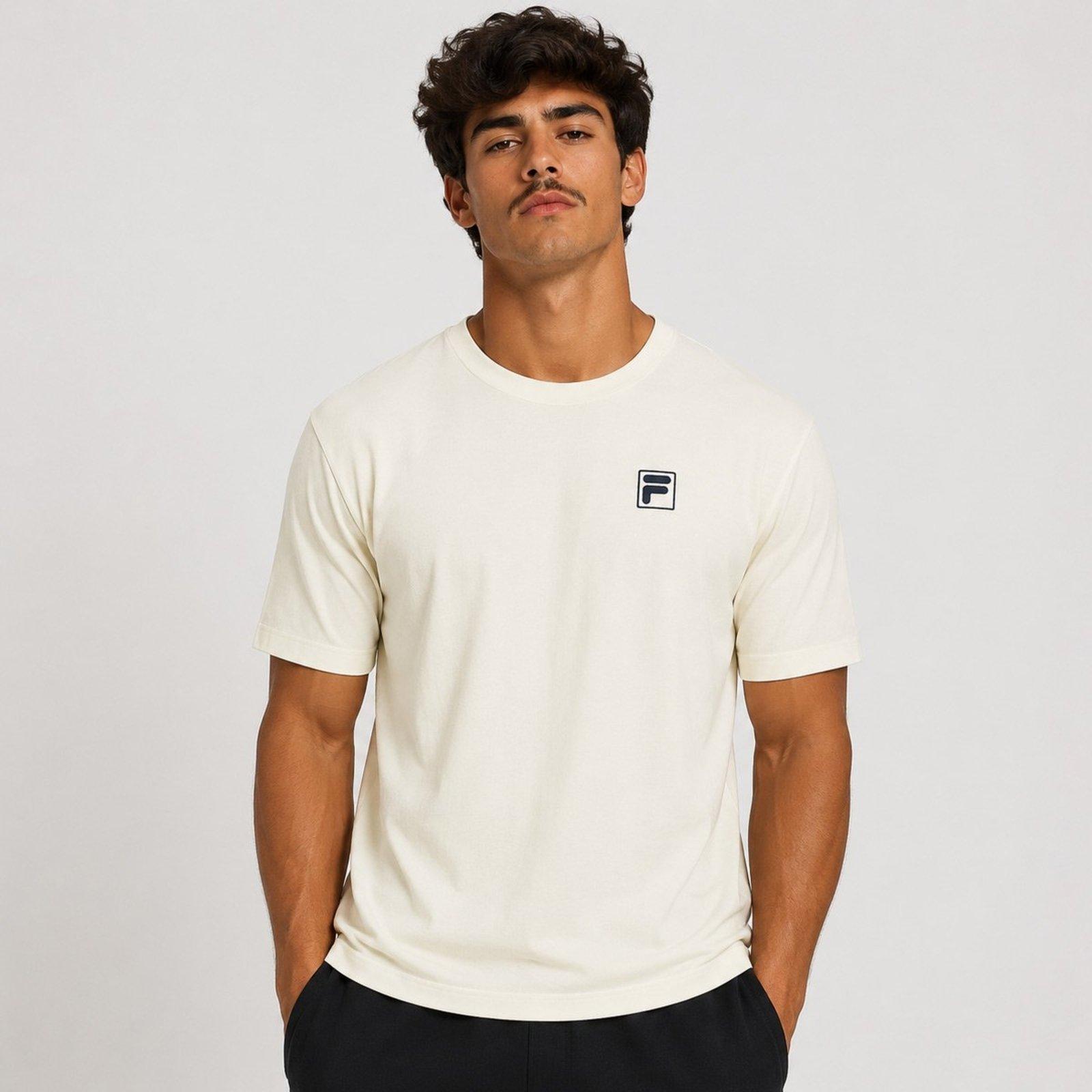 Camiseta Fila Over Born In Biella Graphic Off White