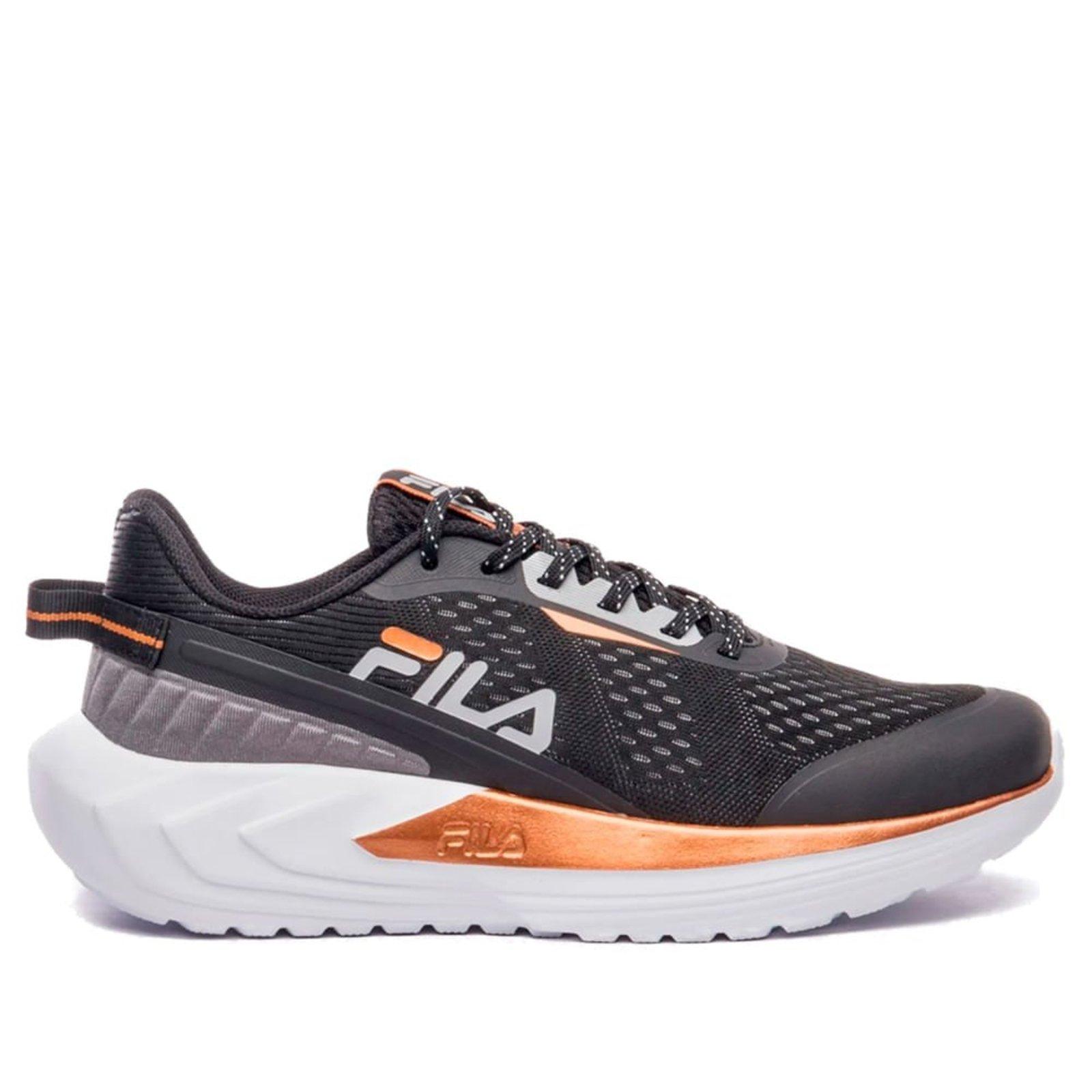 Tênis Feminino Fila Diffusion Fusion Mesh Preto/Dourado