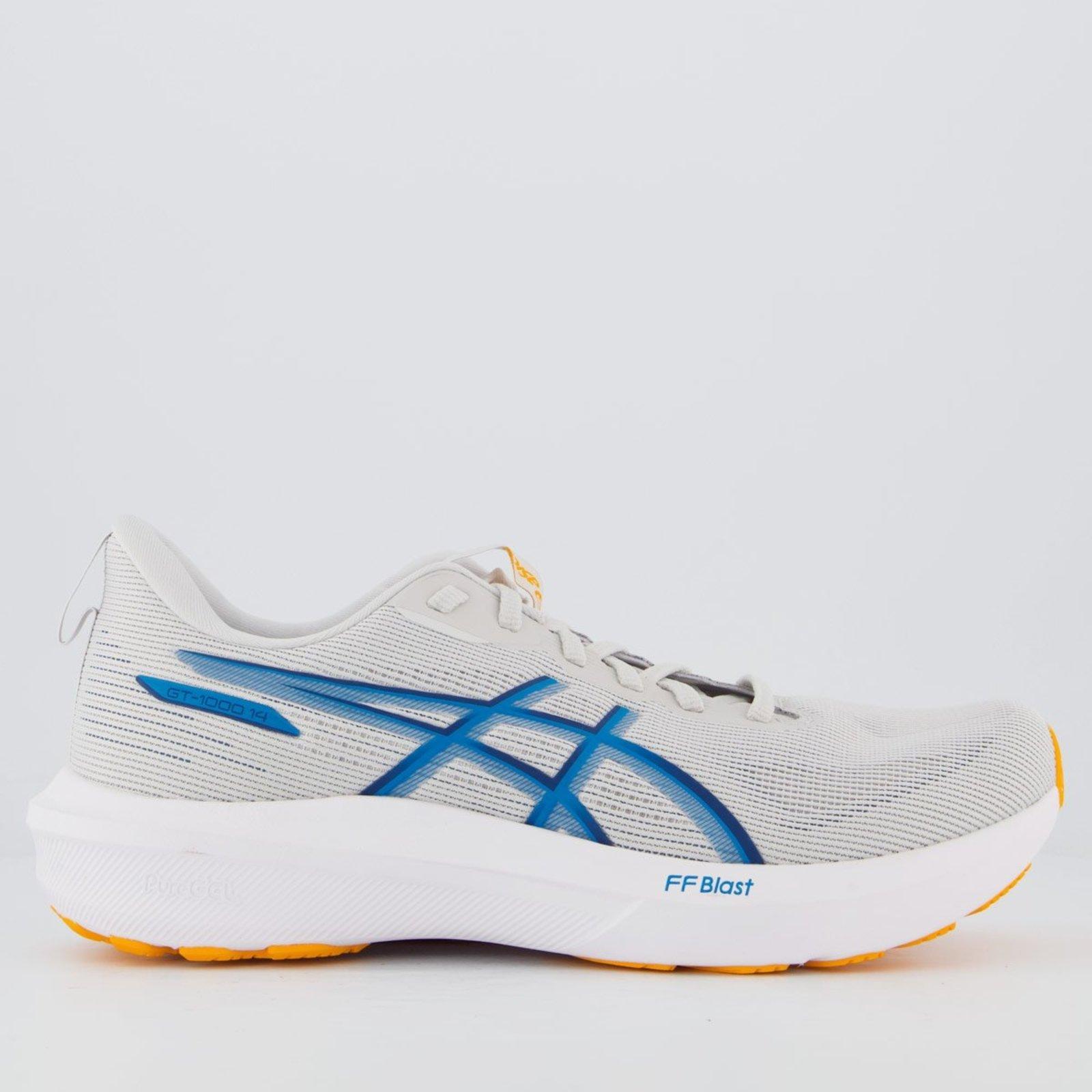 Tênis Asics GT 1000 14 Cinza e Azul
