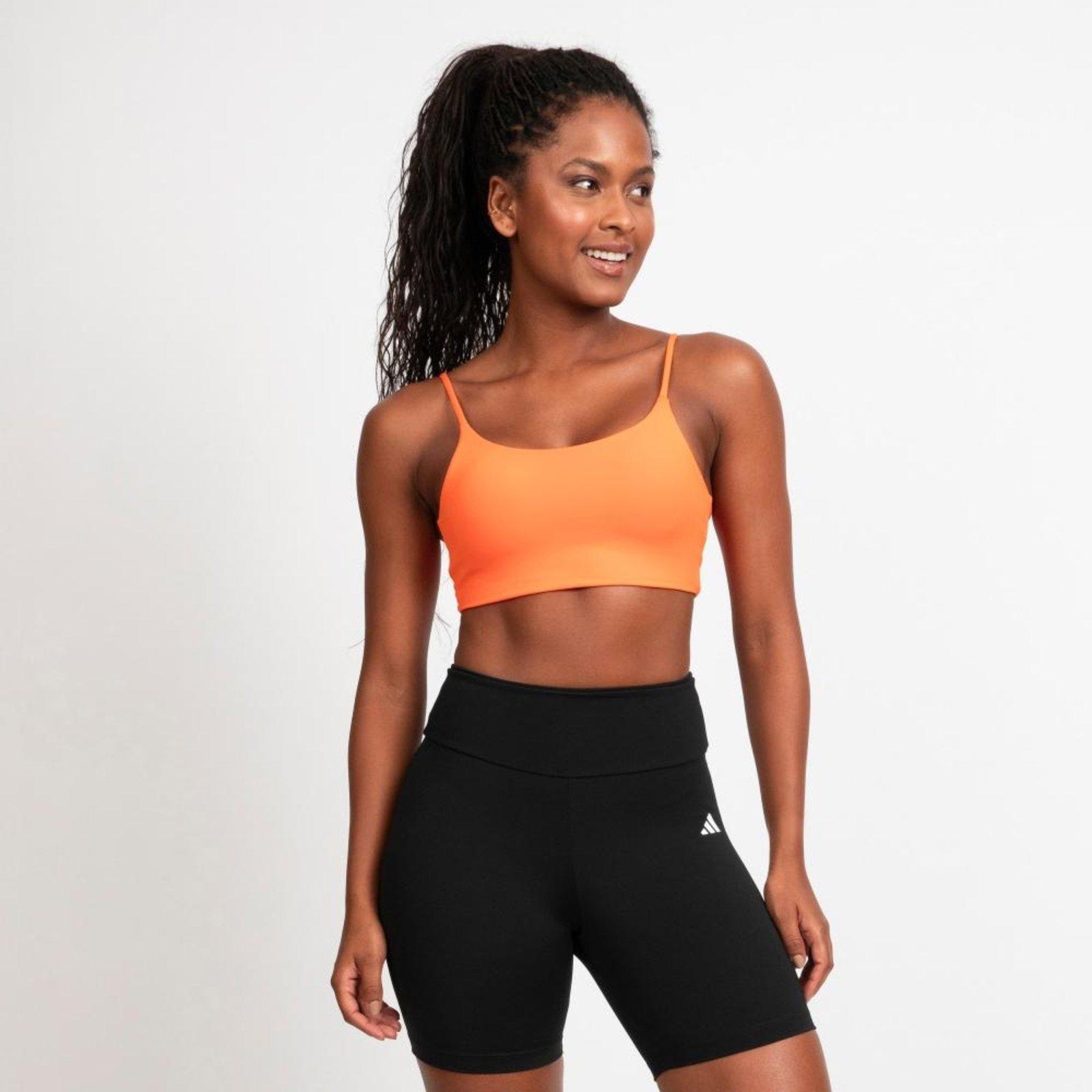 Top Essentials Suporte Leve adidas Performance Laranja