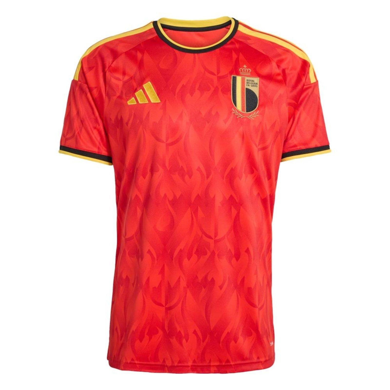 Camisa I Bélgica 26 adidas Performance Vermelho