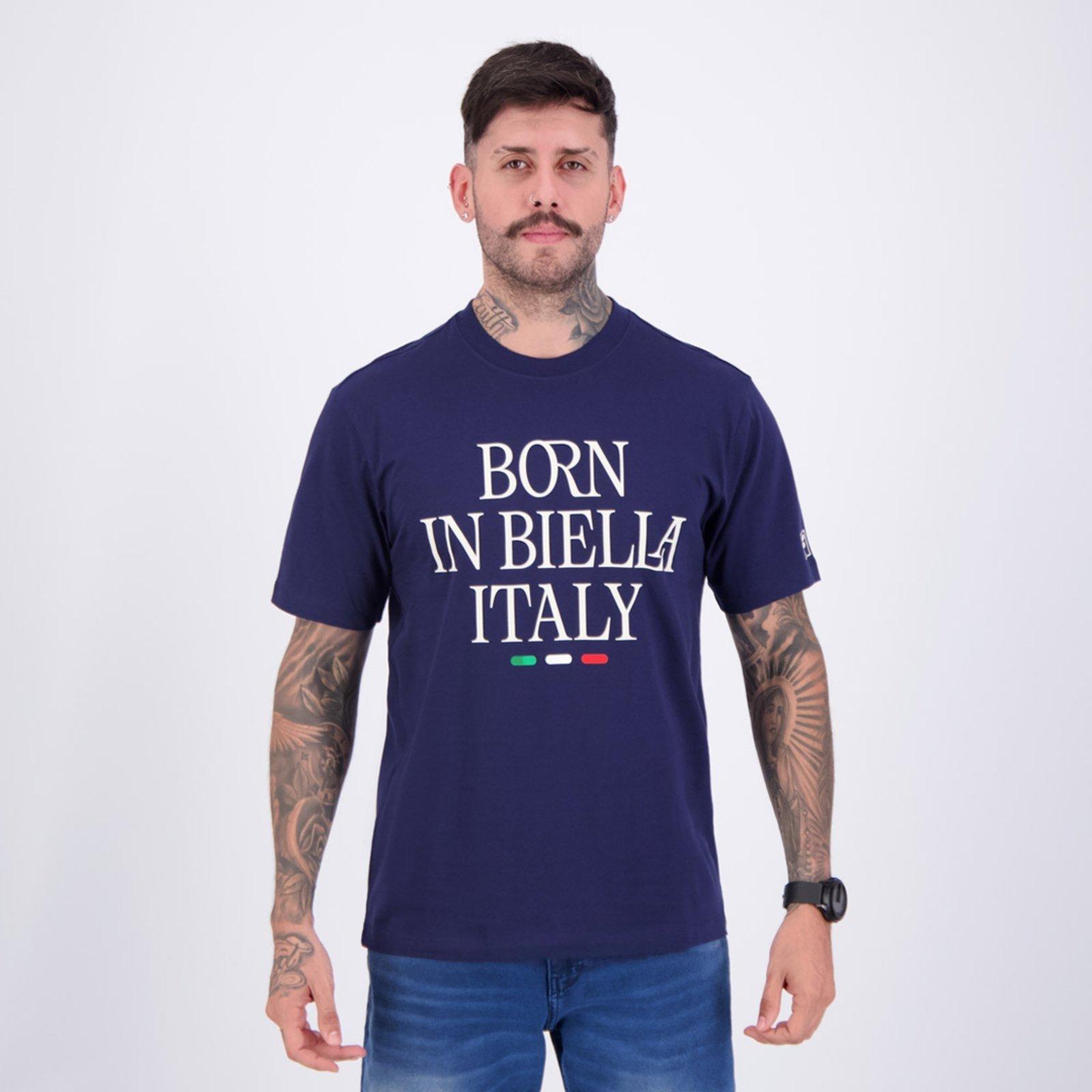 Camiseta Fila Comfort Born In Biella Marinho
