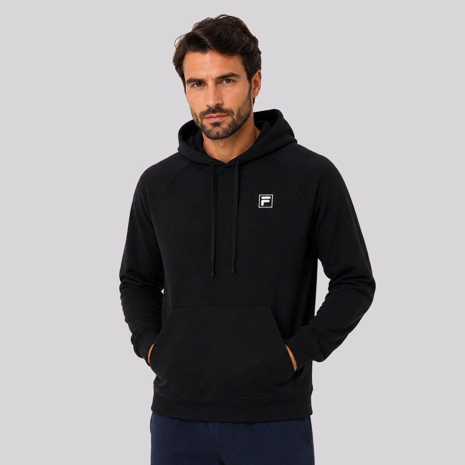 Moletom Fila F-Box Classic B Com Capuz Preto