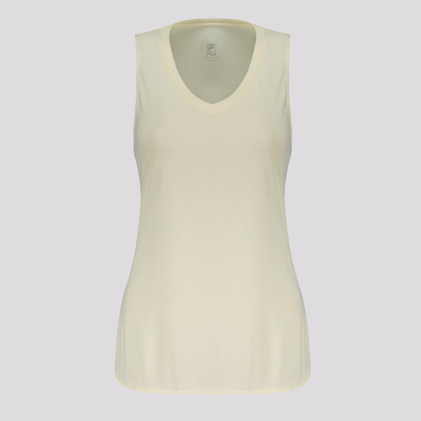 Regata Fils Easy Training Crepe Flow Feminina Bege
