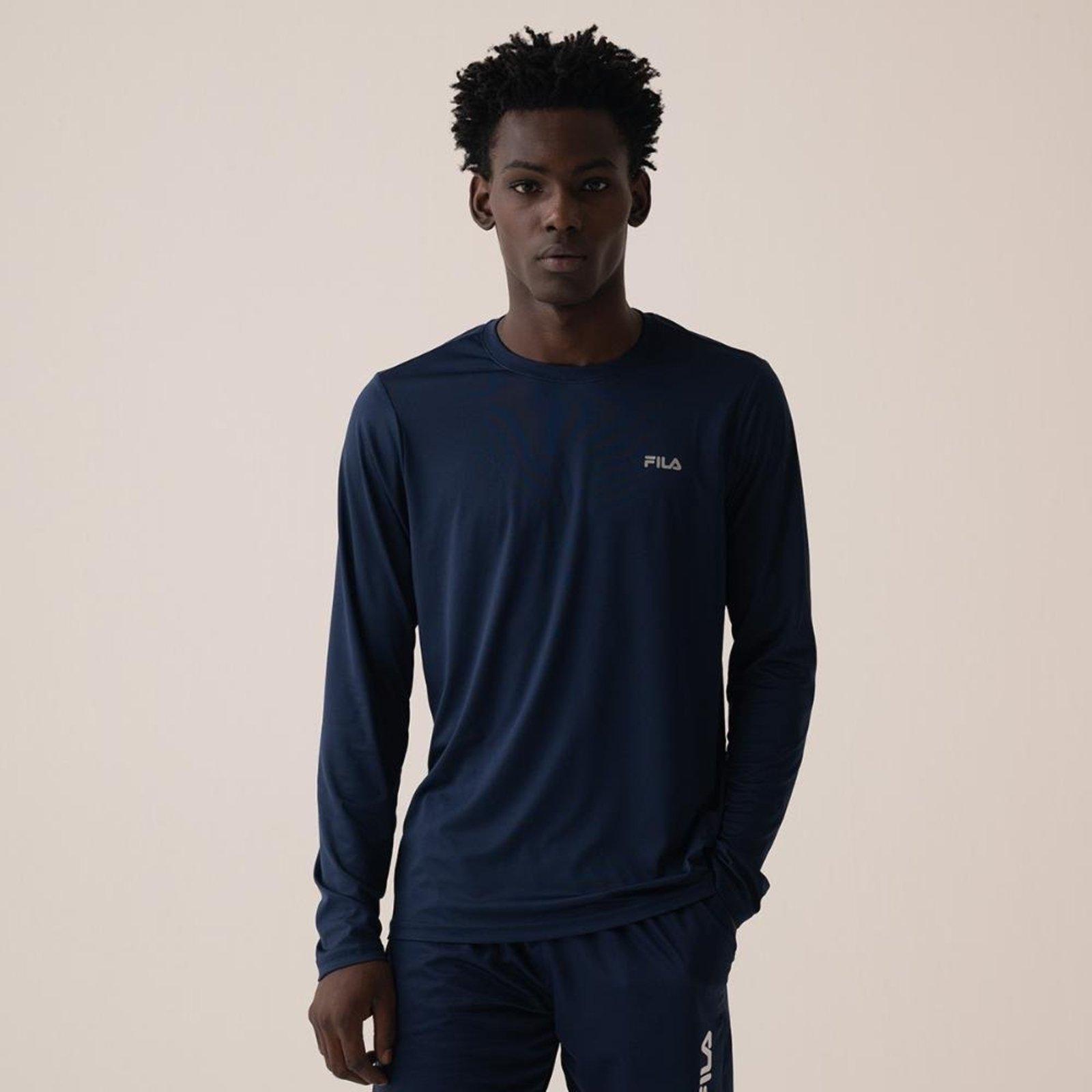 Camisa Manga Longa Fila Basic Sports Masculina Incolor