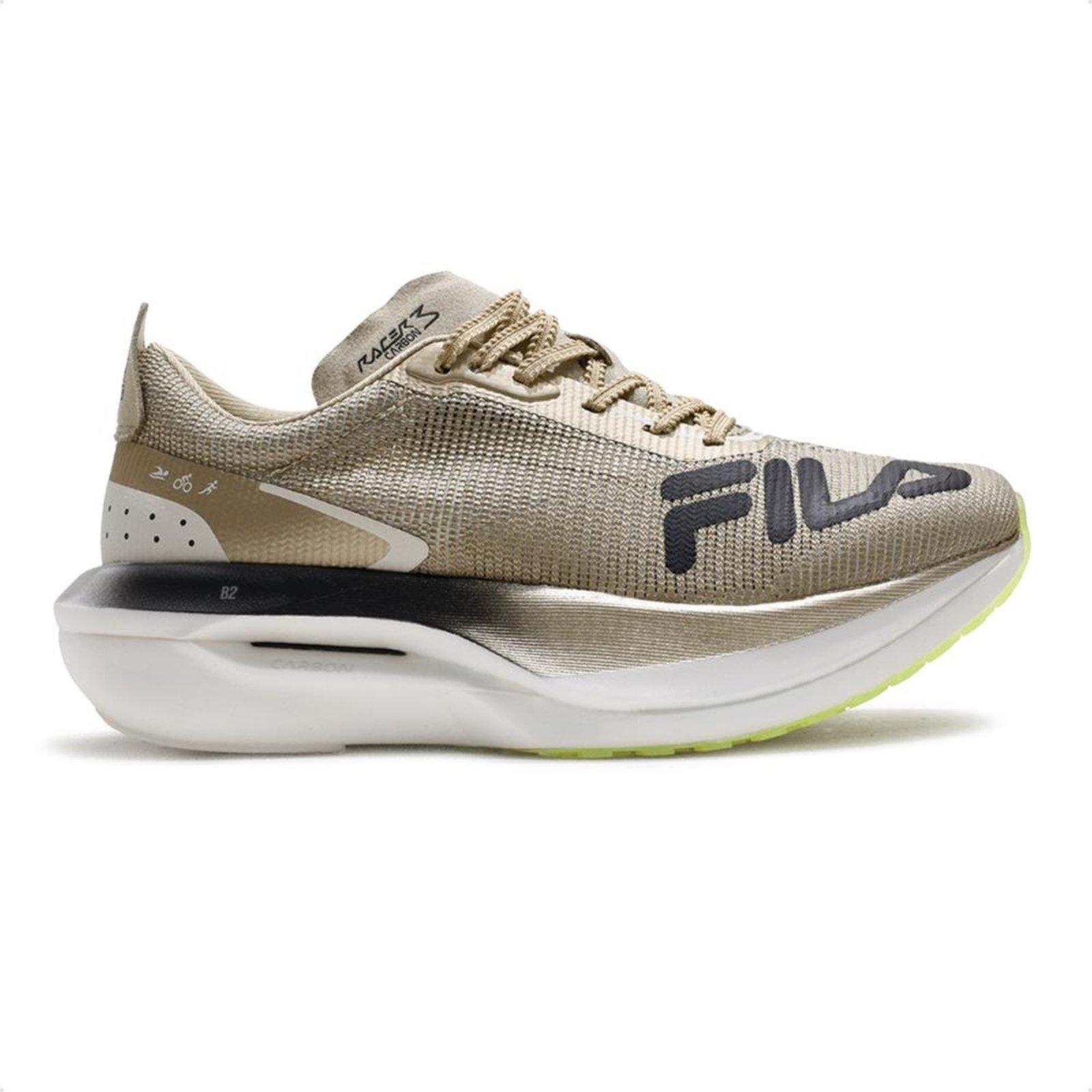 Tênis Fila Racer Carbon 3 Tri Feminino Dourado