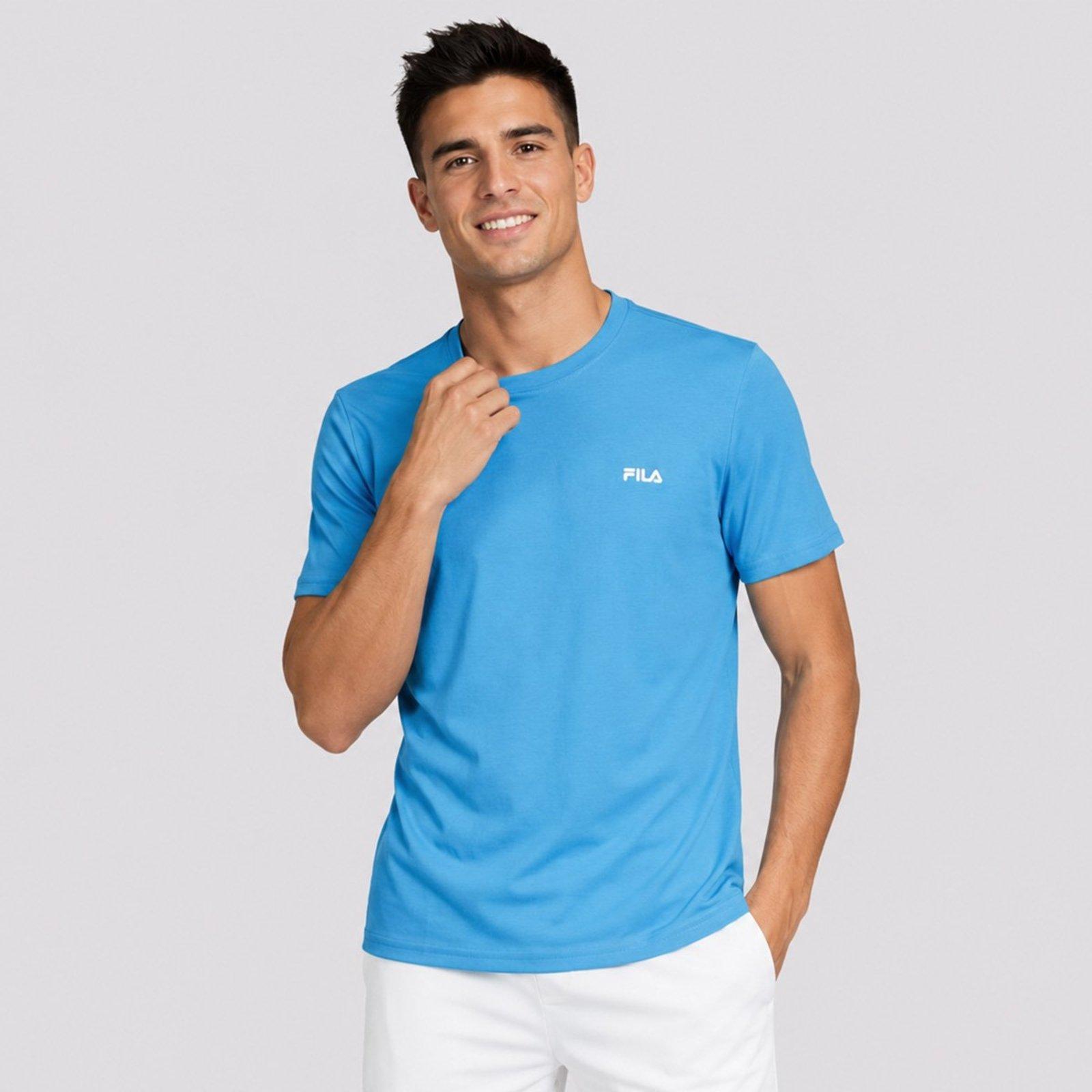 Camiseta Fila Regular Classic Azul