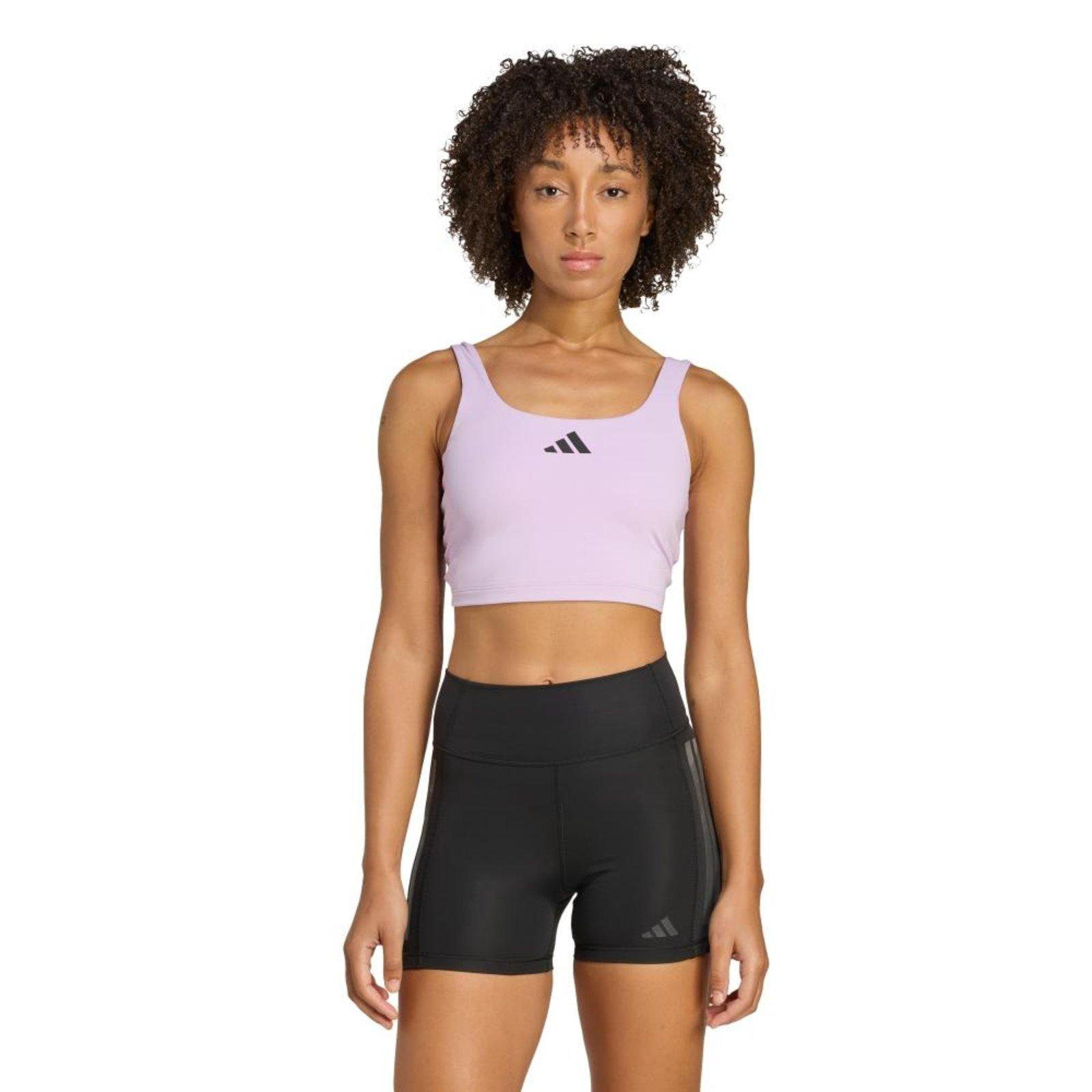 Top esportivo de suporte Power Light Tank adidas Performance Roxo