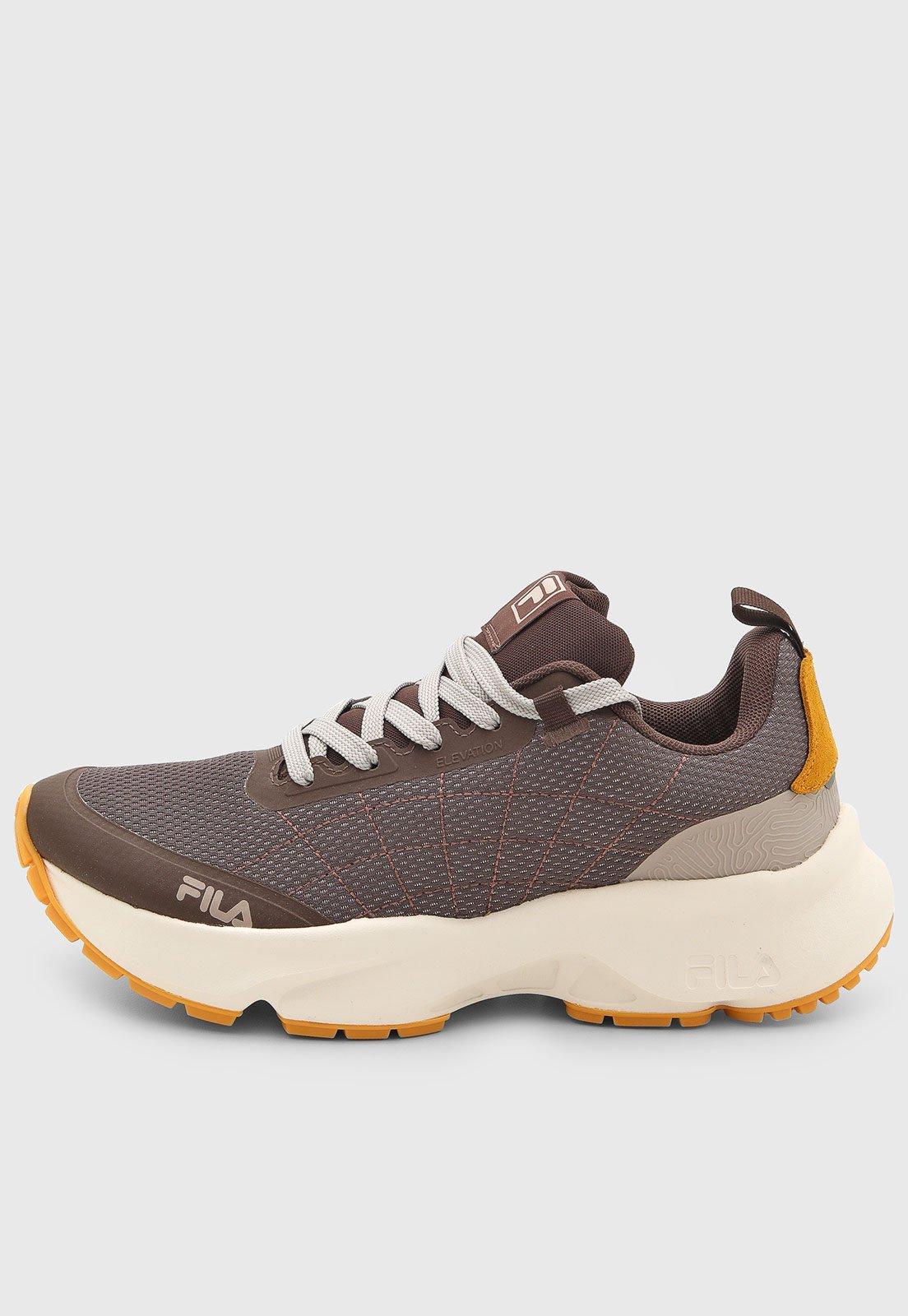 Tênis Feminino Fila Elevation Marrom