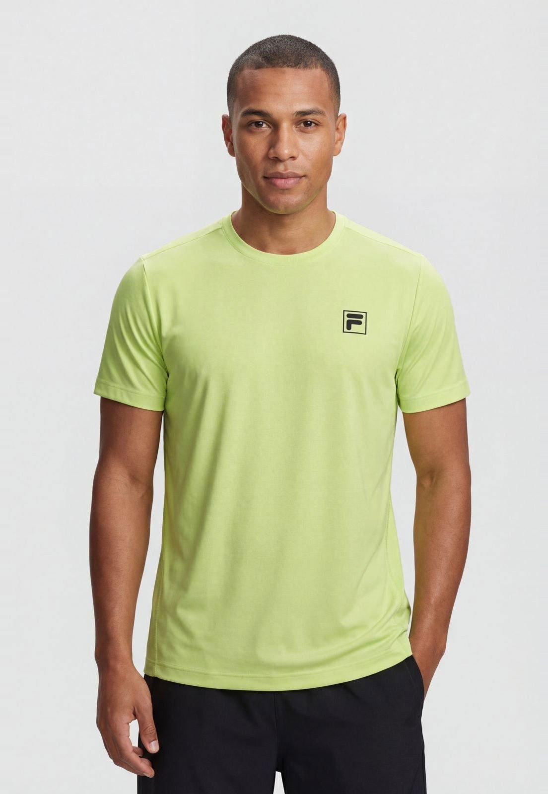 Camiseta Masculina Fila Reflective Core Run Verde